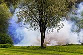 Show of WWII military equipment and battle demonstration in Český Krumlov, 9.5.2015, photo by: Lubor Mrázek