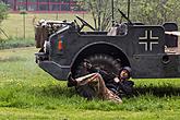 Show of WWII military equipment and battle demonstration in Český Krumlov, 9.5.2015, Foto: Lubor Mrázek