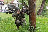 Show of WWII military equipment and battle demonstration in Český Krumlov, 9.5.2015, Foto: Lubor Mrázek