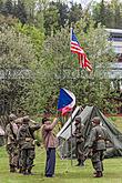 Show of WWII military equipment and battle demonstration in Český Krumlov, 9.5.2015, Foto: Lubor Mrázek