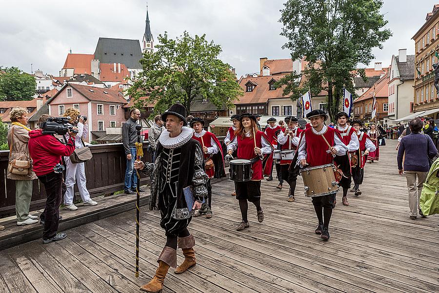 Fest der fünfblättrigen Rose ®, Český Krumlov, Freitag 19. 6. 2015