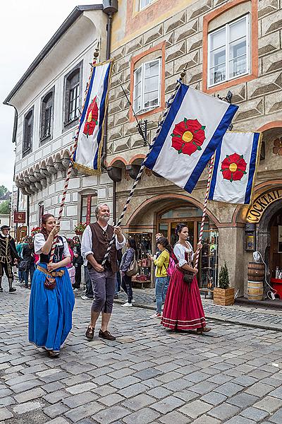 Fest der fünfblättrigen Rose ®, Český Krumlov, Freitag 19. 6. 2015