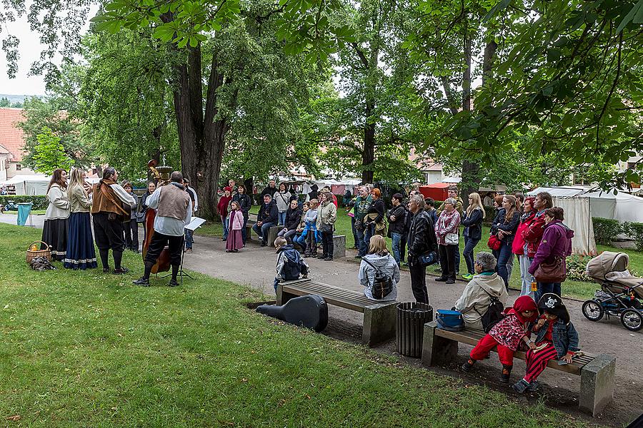 Fest der fünfblättrigen Rose ®, Český Krumlov, Samstag 20. 6. 2015