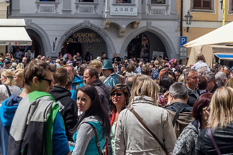 Fest der fünfblättrigen Rose ®, Český Krumlov, Samstag 20. 6. 2015