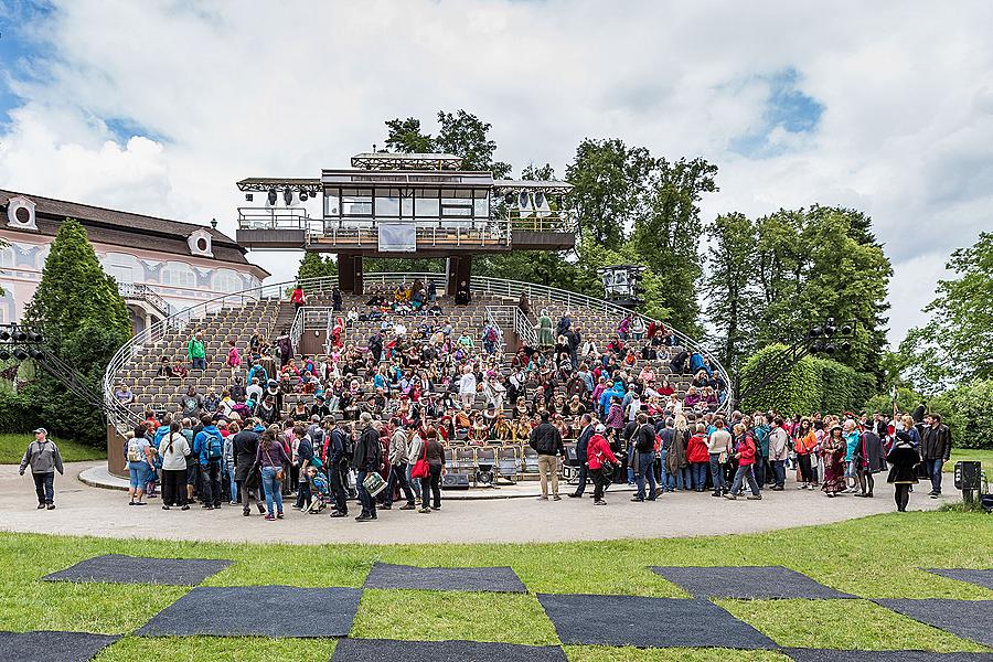 Fest der fünfblättrigen Rose ®, Český Krumlov, Sonntag 21. 6. 2015