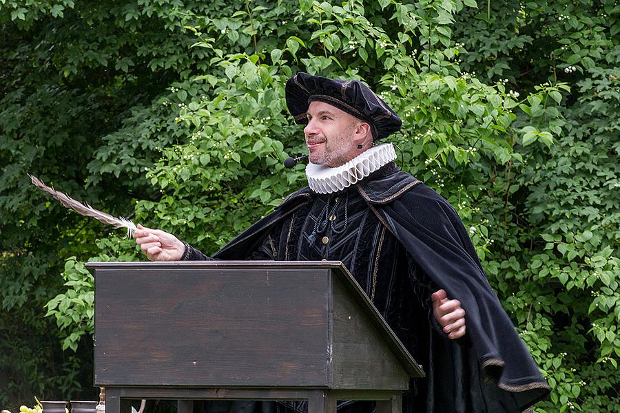 Fest der fünfblättrigen Rose ®, Český Krumlov, Sonntag 21. 6. 2015
