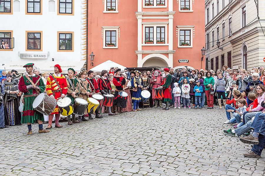 Slavnosti pětilisté růže ®, Český Krumlov, neděle 21. 6. 2015