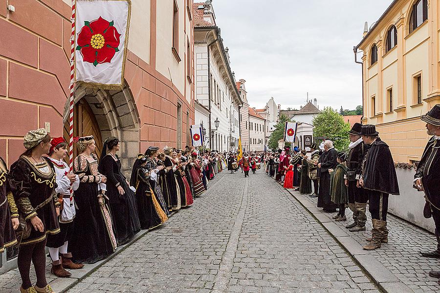 Fest der fünfblättrigen Rose ®, Český Krumlov, Sonntag 21. 6. 2015