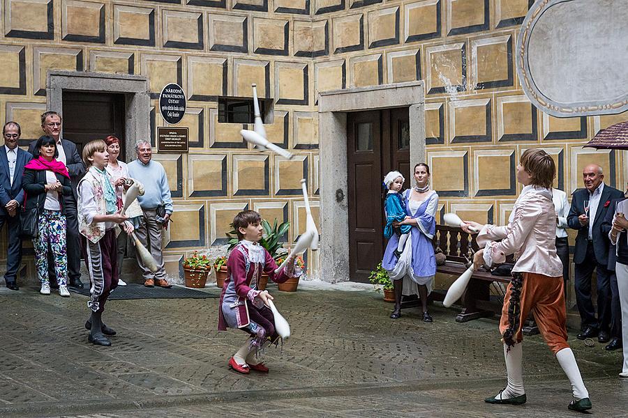 Barocke Nacht auf dem Schloss Český Krumlov ® 26.6. und 27.6.2015, Kammermusikfestival Český Krumlov