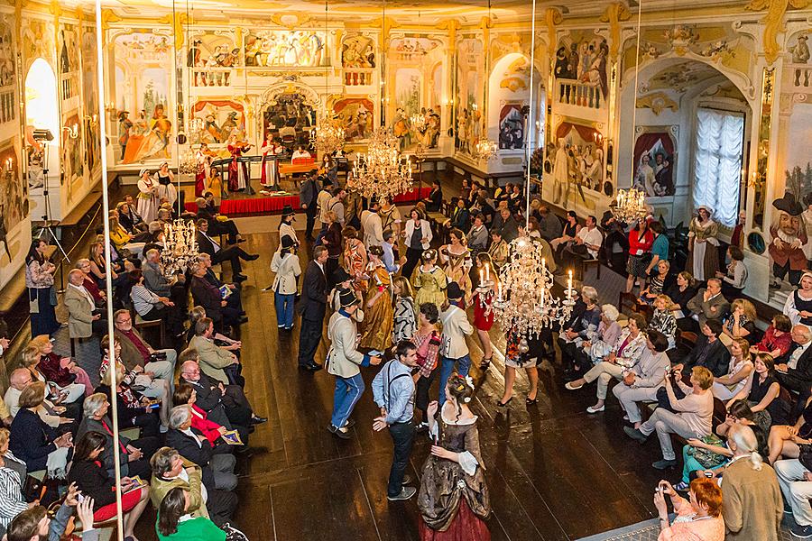 Barocke Nacht auf dem Schloss Český Krumlov ® 26.6. und 27.6.2015, Kammermusikfestival Český Krumlov