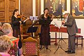 Collegium Quodliber, Jiří Stivín – flute solo, Petr Kronika - spoken word, 28.6.2015, Chamber Music Festival Český Krumlov, photo by: Lubor Mrázek