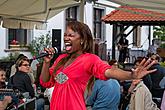 Blues Band a Juwana Jenkins (USA) – zpěv, 30.6.2015, Festival komorní hudby Český Krumlov, foto: Lubor Mrázek