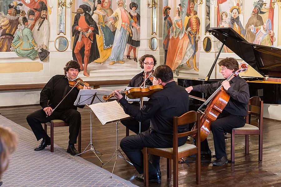 Jan Simon und Herold Quartet, 2.7.2015, Kammermusikfestival Český Krumlov