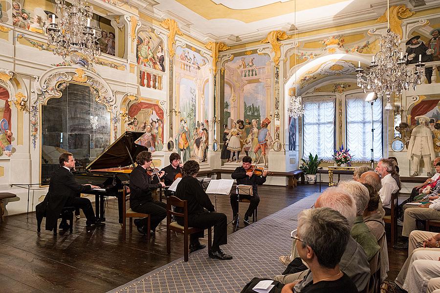 Jan Simon a Heroldovo kvarteto, 2.7.2015, Festival komorní hudby Český Krumlov