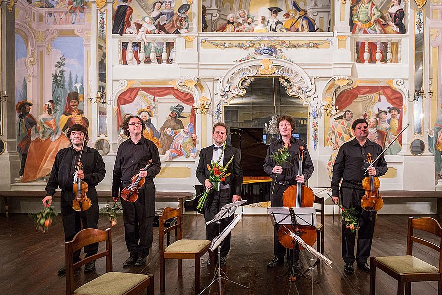 Jan Simon and Heroldovo kvarteto, 2.7.2015, Chamber Music Festival Český Krumlov