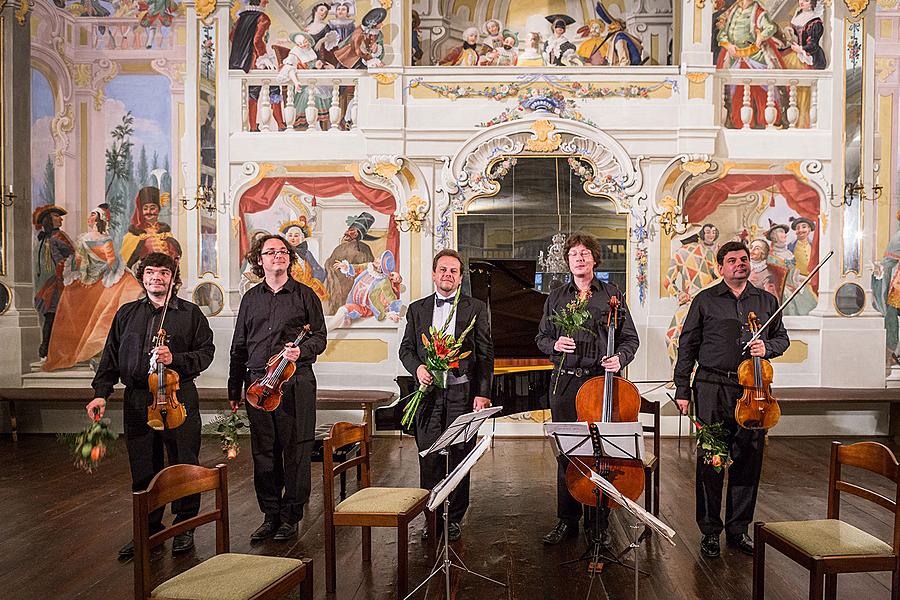 Jan Simon und Herold Quartet, 2.7.2015, Kammermusikfestival Český Krumlov