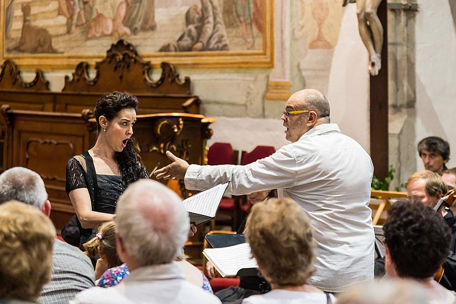 Concluding Concert marking the 70th anniversary of the end World War II: Capella Regia, artistic director - Robert Hugo, Jitka Hosprová - viola, Barbora Martínková-Polášková – mezzo-soprano, 4.7.2015, Chamber Music Festival Český Krumlov