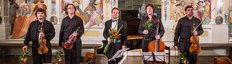 Jan Simon a Heroldovo kvarteto, 2.7.2015, Festival komornÃ­ hudby ÄeskÃ½ Krumlov