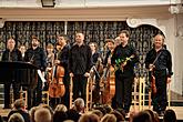 Václav Hudeček (housle), Jan Simon (klavír), Jihočeská komorní filharmonie, Vojtěch Spurný (dirigent), 24.7.2015, Mezinárodní hudební festival Český Krumlov, zdroj: Auviex s.r.o., foto: Libor Sváček