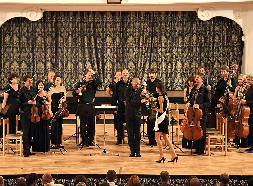 Václav Hudeček (violin), Jan Simon (piano), Chamber Philharmonic Orchestra of South Bohemia, Vojtěch Spurný (conductor), 24.7.2015, International Music Festival Český Krumlov