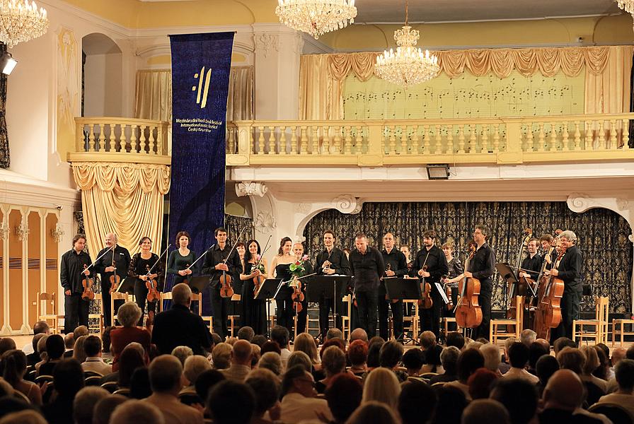 Václav Hudeček (violin), Jan Simon (piano), Chamber Philharmonic Orchestra of South Bohemia, Vojtěch Spurný (conductor), 24.7.2015, International Music Festival Český Krumlov