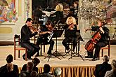 Mucha Quartett und Mime Vladimír Kulíšek - Kammerkonzert, 30.7.2015, Internationales Musikfestival Český Krumlov, Quelle: Auviex s.r.o., Foto: Libor Sváček