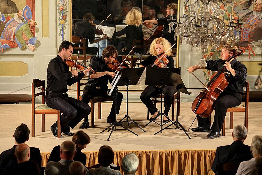 Muchovo kvarteto a Vladimír Kulíšek - komorní koncert, 30.7.2015, Mezinárodní hudební festival Český Krumlov