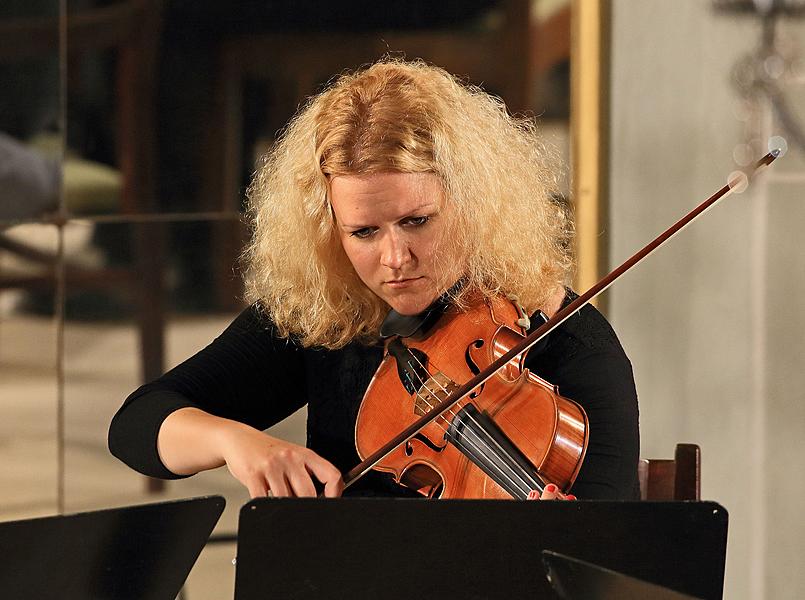 Mucha Quartett und Mime Vladimír Kulíšek - Kammerkonzert, 30.7.2015, Internationales Musikfestival Český Krumlov