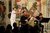 Mucha Quartett und Mime Vladimír Kulíšek - Kammerkonzert, 30.7.2015, Internationales Musikfestival Český Krumlov, Quelle: Auviex s.r.o., Foto: Libor Sváček