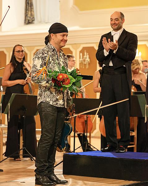 Pavel Šporcl (Violine), Südböhmische Kammerphilharmonie Budweis, Jan Talich (Dirigent), 31.7.2015, Internationales Musikfestival Český Krumlov