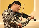 Pavel Šporcl (Violine), Südböhmische Kammerphilharmonie Budweis, Jan Talich (Dirigent), 31.7.2015, Internationales Musikfestival Český Krumlov, Quelle: Auviex s.r.o., Foto: Libor Sváček