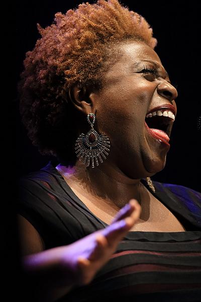 “James Bond Music” and world musicals - Debbie Gravitte, Capathia Jenkins a Hugh Panaro, Michael Krajewshi (conductor), 1.8.2015, International Music Festival Český Krumlov