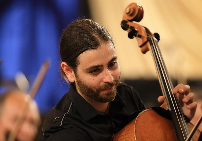 Ji Man Wee (Violine), Jan Mráček (Violine), Südböhmische Kammerphilharmonie Budweis, Mario Košík (Dirigent), 8.8.2015, Internationales Musikfestival Český Krumlov