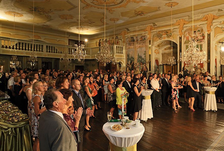 Ji Man Wee (housle), Jan Mráček (housle), Jihočeská komorní filharmonie, Mario Košík (dirigent), 8.8.2015, Mezinárodní hudební festival Český Krumlov