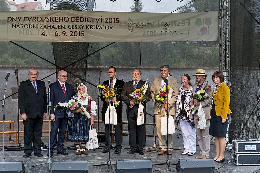 Národní zahájení Dnů evropského dědictví 2015 v Českém Krumlově, 4. - 6.9.2015