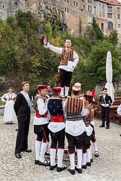 St.-Wenzels-Fest und Internationales Folklorefestival 2015 in Český Krumlov, Freitag 25. September 2015