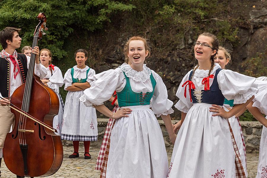 St.-Wenzels-Fest und Internationales Folklorefestival 2015 in Český Krumlov, Freitag 25. September 2015