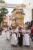 Svatováclavské slavnosti a Mezinárodní folklórní festival 2015 v Českém Krumlově, pátek 25. září 2015, foto: Lubor Mrázek