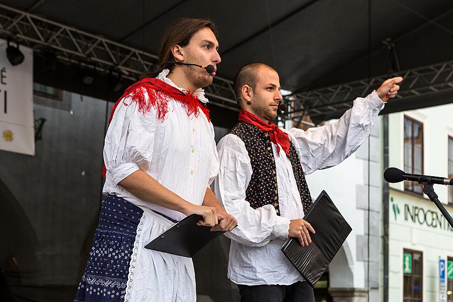 St.-Wenzels-Fest und Internationales Folklorefestival 2015 in Český Krumlov, Samstag 26. September 2015