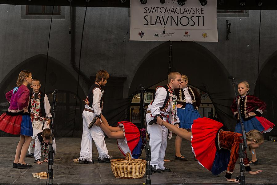 Svatováclavské slavnosti a Mezinárodní folklórní festival 2015 v Českém Krumlově, sobota 26. září 2015