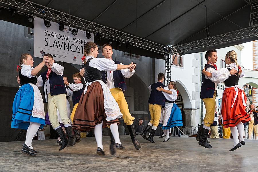 Saint Wenceslas Celebrations and International Folk Music Festival 2015 in Český Krumlov, Saturday 26th September 2015