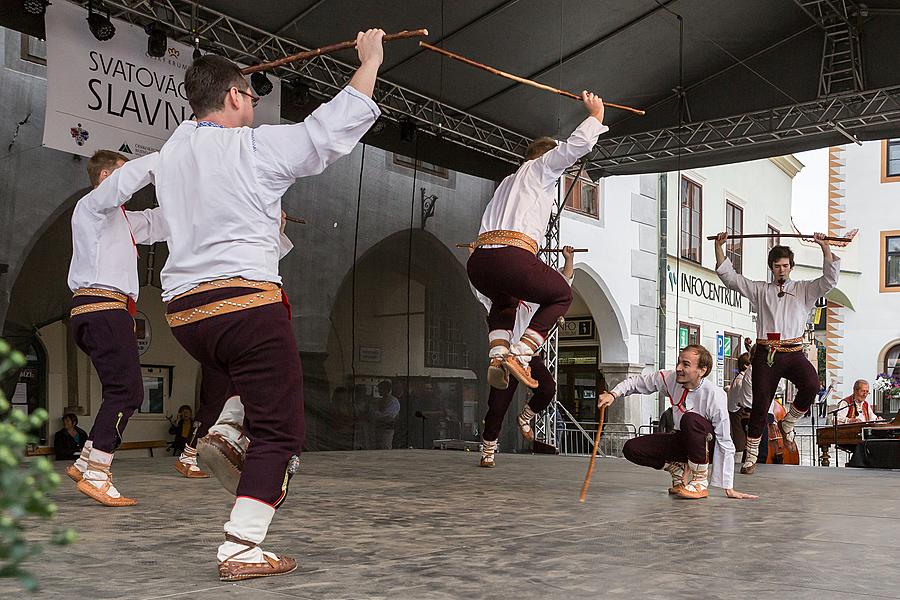 St.-Wenzels-Fest und Internationales Folklorefestival 2015 in Český Krumlov, Samstag 26. September 2015