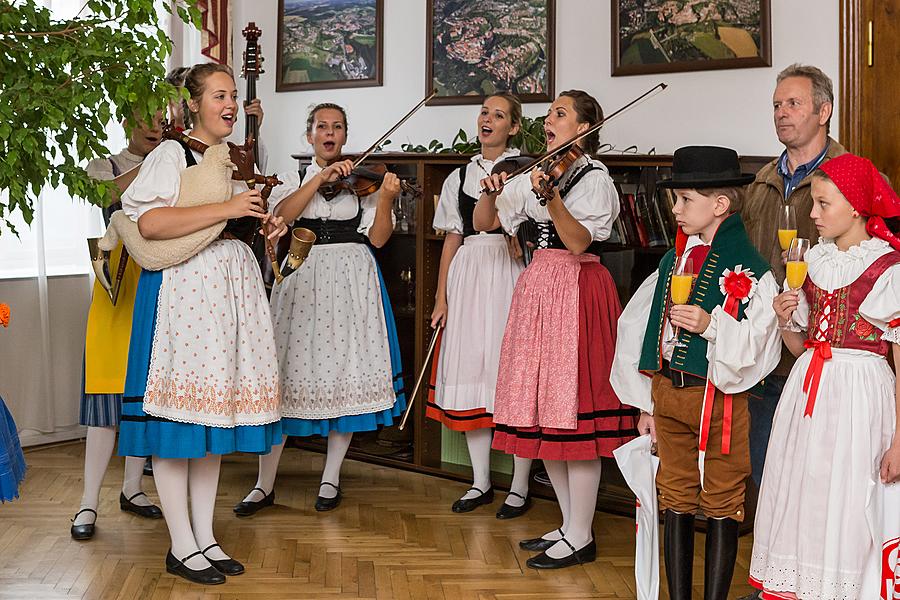 St.-Wenzels-Fest und Internationales Folklorefestival 2015 in Český Krumlov, Samstag 26. September 2015