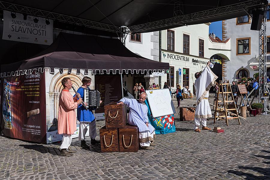 Svatováclavské slavnosti a Mezinárodní folklórní festival 2015 v Českém Krumlově, neděle 27. září 2015