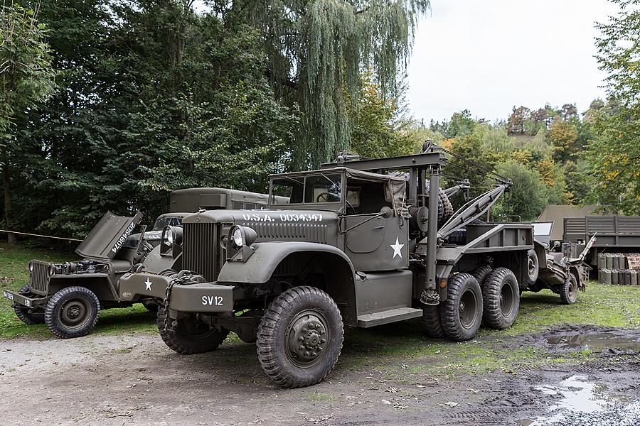 Freiheit und Sport - 70. Jubiläum des Matches der amerikanischen Armee im amerikanischen Fußball, Český Krumlov, Samstag 26. September 2015