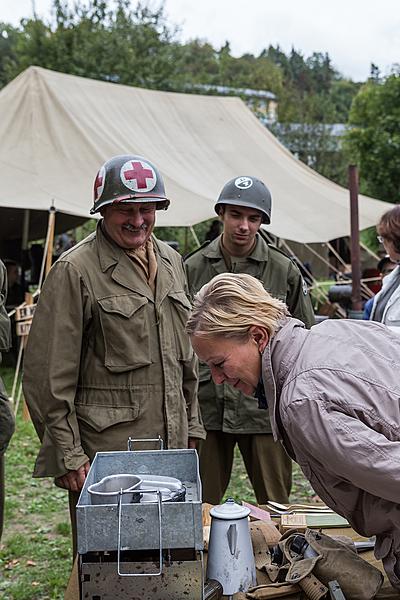 Freedom and Sport - 70th anniversary of the American football match played by the U.S. Army, Český Krumlov, Saturday 26th September 2015