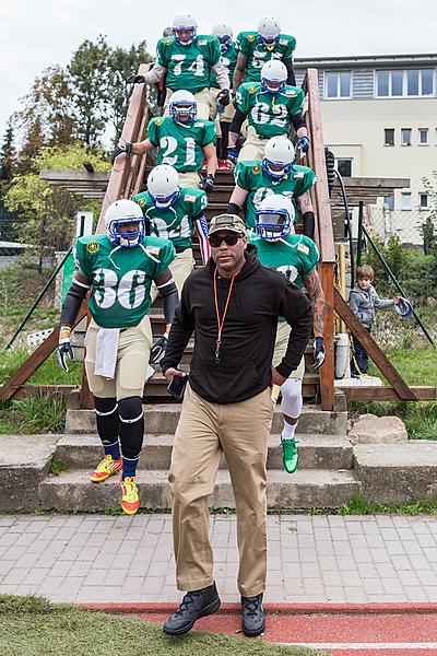 Freiheit und Sport - 70. Jubiläum des Matches der amerikanischen Armee im amerikanischen Fußball, Český Krumlov, Samstag 26. September 2015