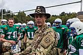 Freiheit und Sport - 70. Jubiläum des Matches der amerikanischen Armee im amerikanischen Fußball, Český Krumlov, Samstag 26. September 2015, Foto: Lubor Mrázek