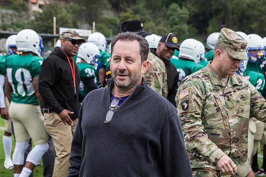 Freedom and Sport - 70th anniversary of the American football match played by the U.S. Army, Český Krumlov, Saturday 26th September 2015