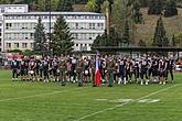 Svoboda a sport - 70. výročí utkání americké armády v americkém fotbale, Český Krumlov sobota 26. září 2015, foto: Lubor Mrázek